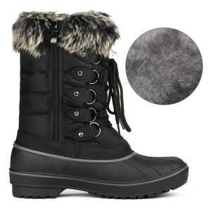 DREAM PAIRS Womens Snow Boots Size 7 Warm Fur Lined Waterproof Boots New W/ Box